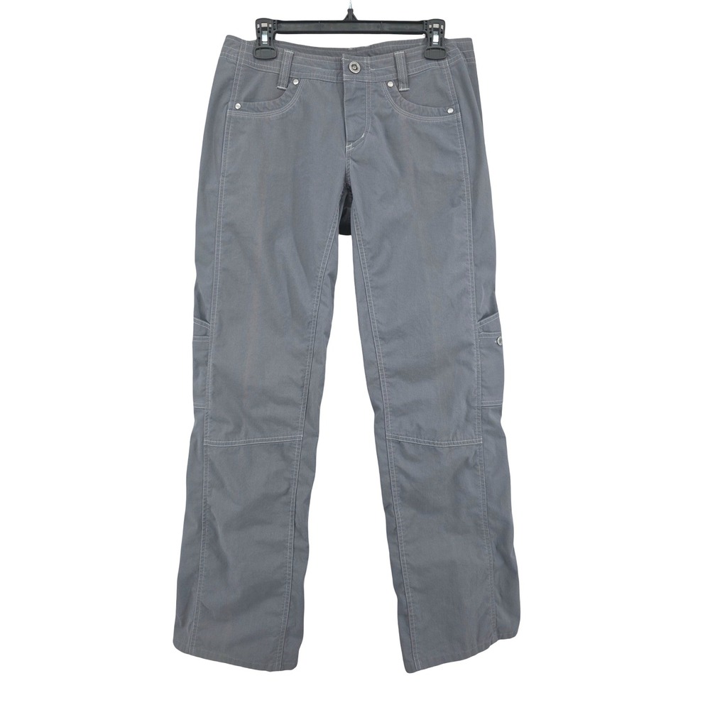 Kuhl Legendary Utility Cargo Low Rise Hiking Outdoor Gray Pants Womens 8
